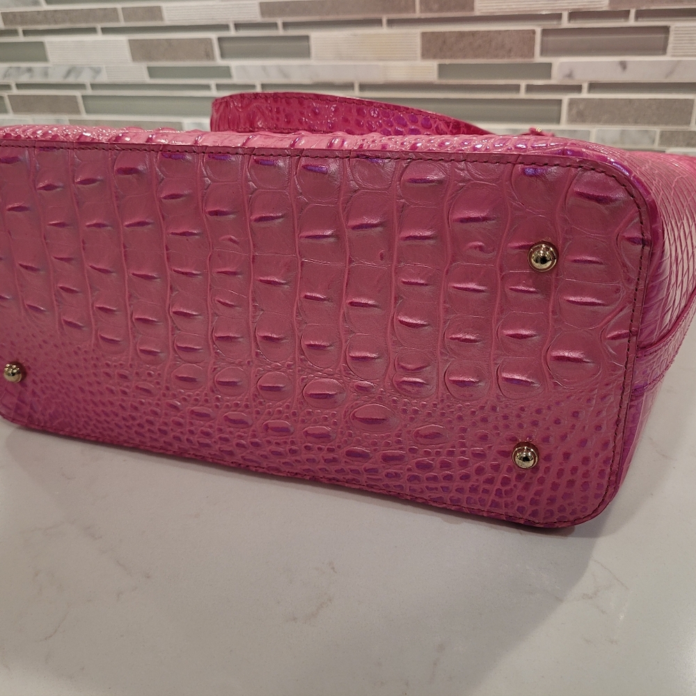 Brahmin Ellen Hibiscus Solid Melbourne - image 8